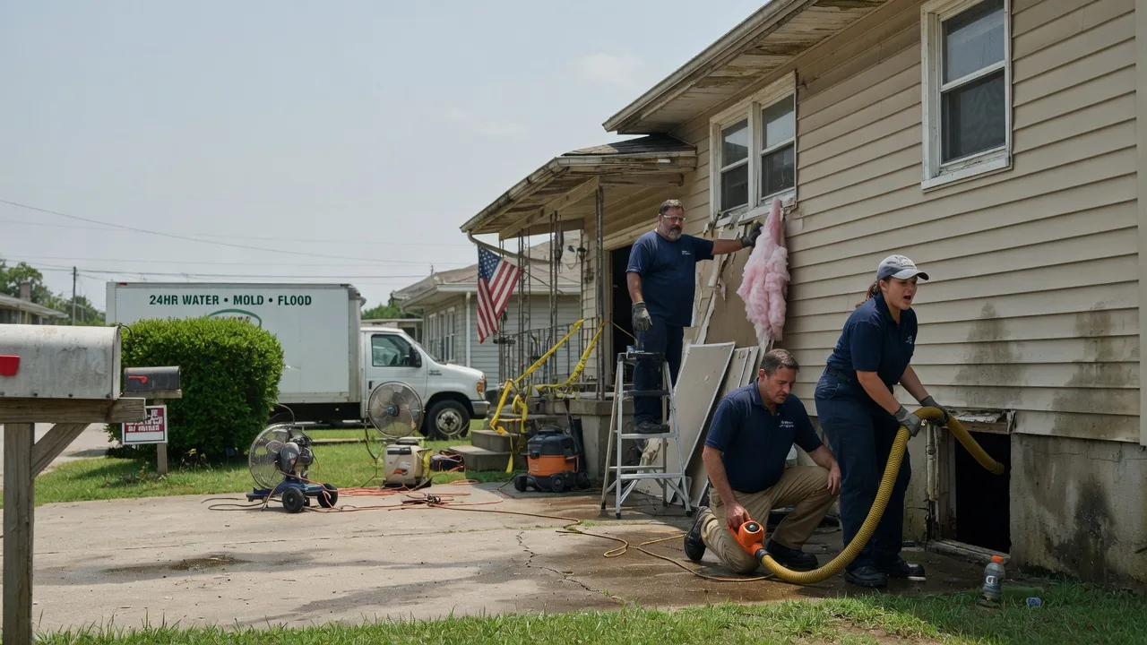Water Damage Repair in Waggoner, IL near me